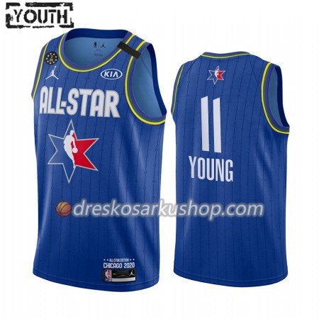 Dječji NBA Dres Atlanta Hawks Trae Young 11 2020 All-Star Jordan Brand Plava Swingman